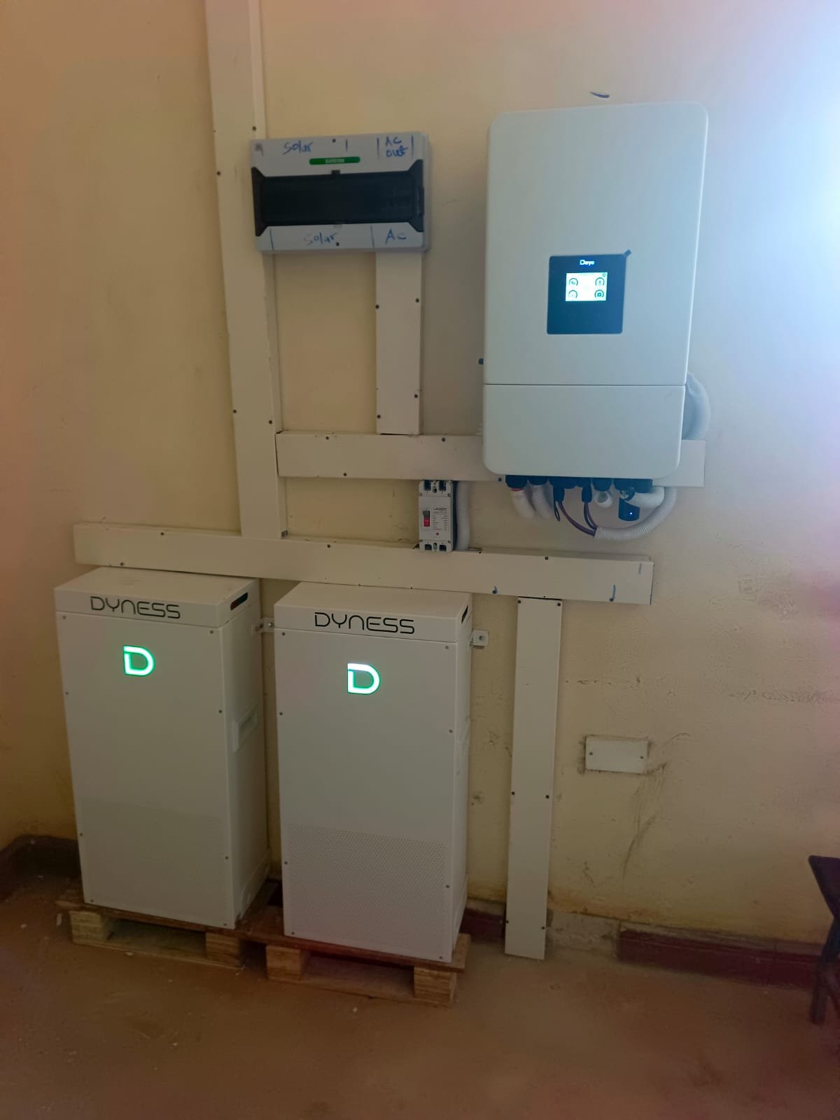 Solar battery and inverter